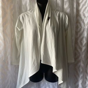 Bobeau cream button knit cardigan size XL